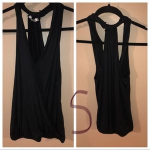 Women’s black tank top